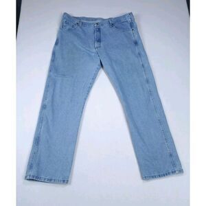 Wrangler Jeans Mens 40 Blue Rugged‎ Wear Relaxed Fit Western Rodeo PBR Cowboy